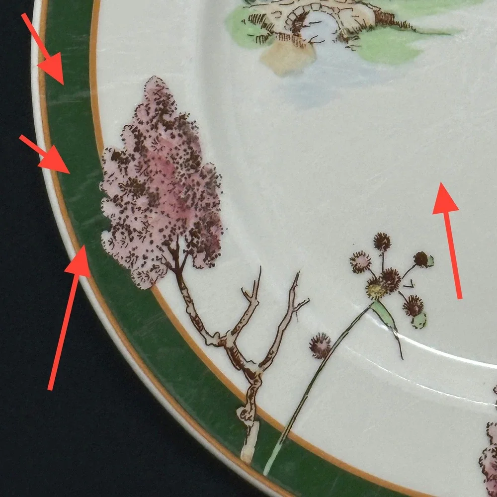 Vintage Syracuse Nature Study Cedar Waxwing Dinner Plate Homestead Virginia READ